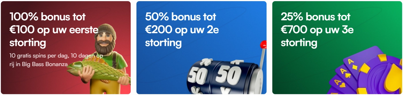 Bonussen bij Instaspin Casino