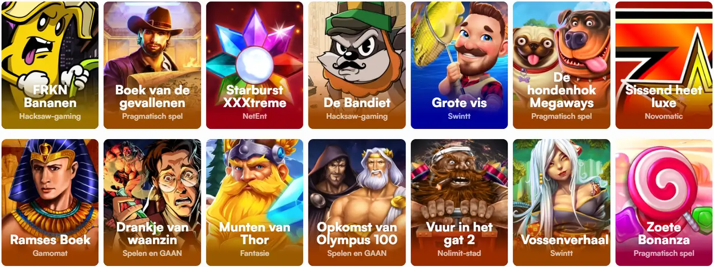 Slotspellen bij Instaspin Casino
